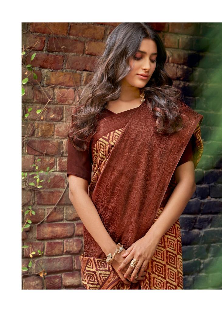 Lt Prerna Casual Wear Soft Linen Designer oarty Wear Saree Collection at Wholesale Price